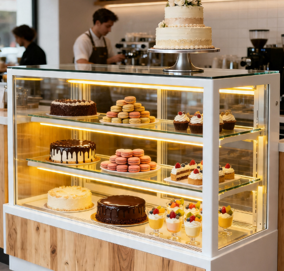 In che modo le vetrine per torte migliorano l'estetica del tuo negozio e aumentano i profitti del 20%?